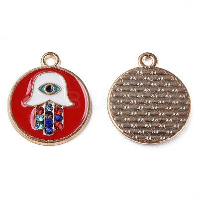 Alloy Enamel Pendants ENAM-N059-33-1