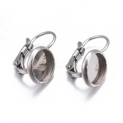 Tarnish Resistant 304 Stainless Steel Leverback Earring Findings STAS-H423-04P-1