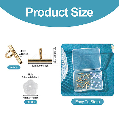 Brass Tube Bails DIY-TA0014-37B-G-1