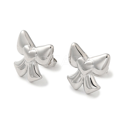 Non-Tarnish 304 Stainless Steel Stud Earrings for Women EJEW-G364-07P-1