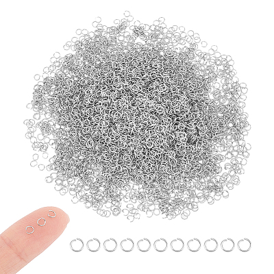 304 Stainless Steel Open Jump Rings STAS-UN0055-28A-P-1