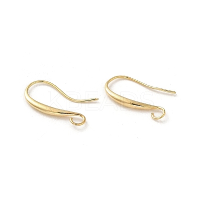 Brass Earring Hooks KK-H455-61G-1