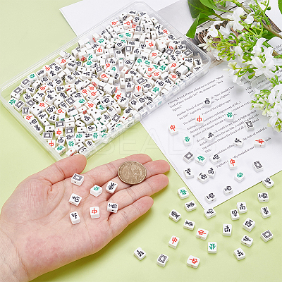 7 Bags 7 Colors Handmade Polymer Clay Beads CLAY-PH0002-12-1