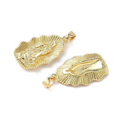 Brass Pendants KK-P334-13G-1