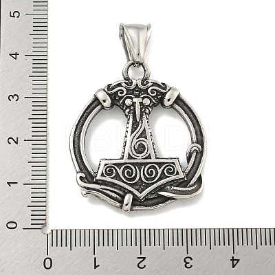 316 Surgical Stainless Steel Pendants STAS-E212-65AS-1