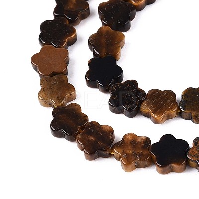 Natural Tiger Eye Beads Strands G-N257-24A-03-1