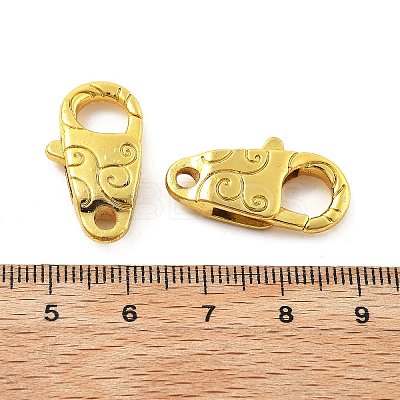 Brass Lobster Claw Clasps KK-R216-18C-G-1