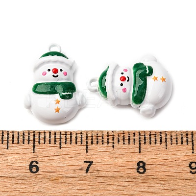 Christmas Themes Baking Paint Alloy Pendants LS-FIND-G097-02I-1