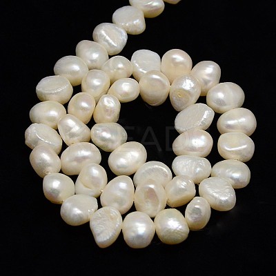 Natural Cultured Freshwater Pearl Beads Strands PEAR-L001-C-01-1