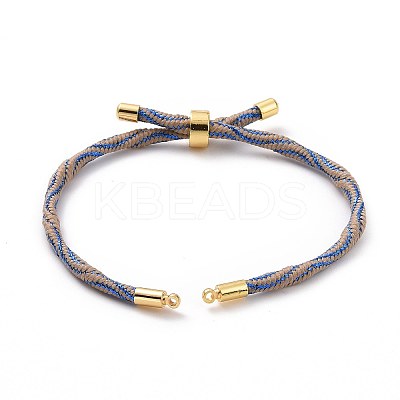 Nylon Cord Silder Bracelets MAK-C003-03G-20-1
