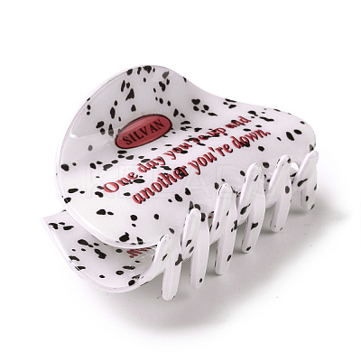 Butterfly Pattern PVC Claw Hair Clips LS-PHAR-M013-02C-1