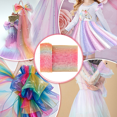 Polyester Mesh Fabric DIY-WH0589-77A-1