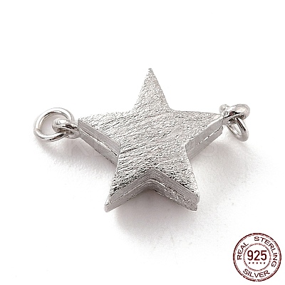Anti-Tarnish Rhodium Plated 925 Sterling Silver Magnetic Clasps LS-STER-A001-04P-1