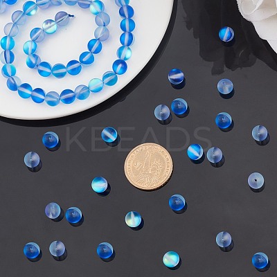 Synthetic Moonstone Beads Strands G-AR0002-40G-1