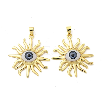 Real 18K Gold Plated Brass Pendants KK-L209-001G-10-1