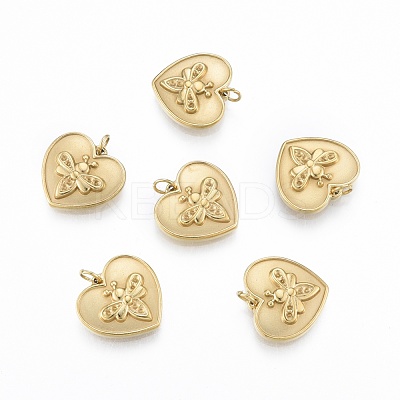 Ion Plating(IP) 304 Stainless Steel Pendant Rhinestone Settings STAS-N097-255LG-1