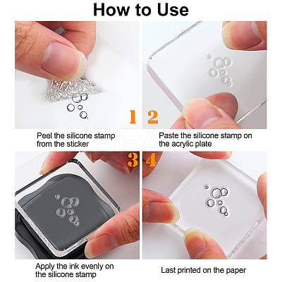 Summer Theme PVC Plastic Clear Stamps DIY-WH0631-0222-1
