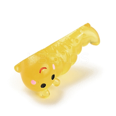 Luminous Resin Worm Ornament DJEW-R011-01A-06-1