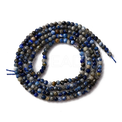 Natural Lapis Lazuli Beads Strands G-L629-B01-2mm-01-1