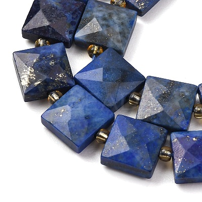 Natural Lapis Lazuli Beads Strands G-F839-A34-01-1