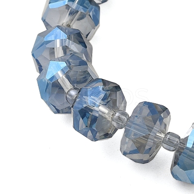 Transparent Electroplate Glass Beads Strands EGLA-P062-01A-FR01-1