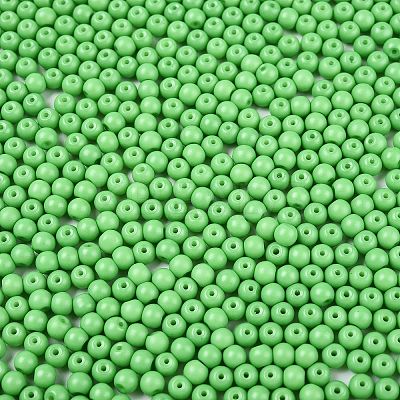 Opaque Baking Paint Glass Beads DGLA-T004-03Q-1