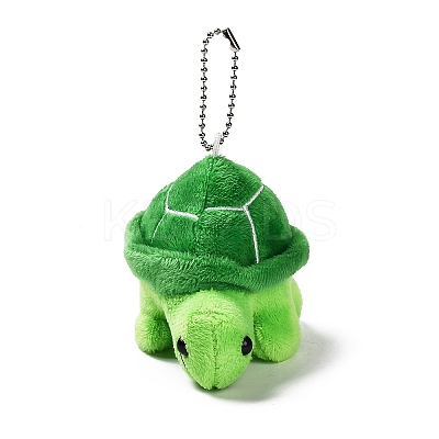 Cartoon PP Cotton Plush Simulation Soft Stuffed Animal Toy Tortoise Pendants Decorations HJEW-K043-02-1