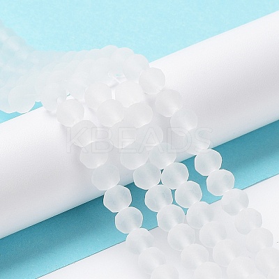 Transparent Glass Beads Strands EGLA-A044-T4mm-MD19-1