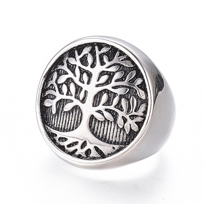 304 Stainless Steel Wide Band Rings RJEW-D073-10-AS-1