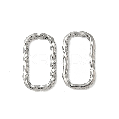 304 Stainless Steel Twisted Linking Rings STAS-L300-006B-P-1
