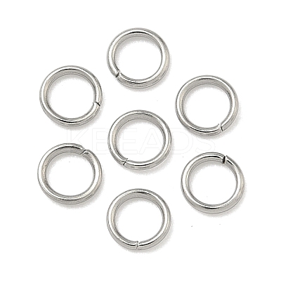Tarnish Resistant 304 Stainless Steel Open Jump Rings STAS-M008-04B-1