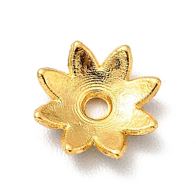 Multi-Petal Alloy Enamel Bead Caps FIND-G029-02G-05-1