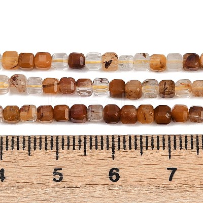 Natural Yellow Quartz Beads Strands G-RM2025-C31-B-1