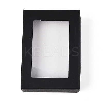 Rectangle Valentines Day Presents Packages Cardboard Jewelry Set Boxes LS-CBOX-S001-90x65mm-02-1
