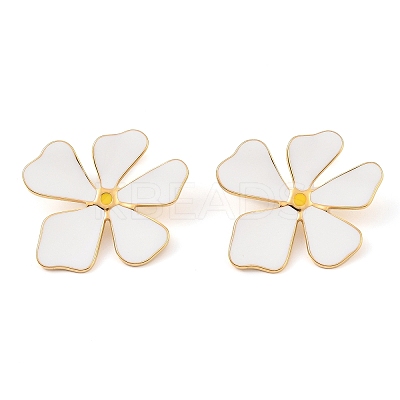 304 Stainless Steel Stud Earrings for Women EJEW-Z065-06G-02-1