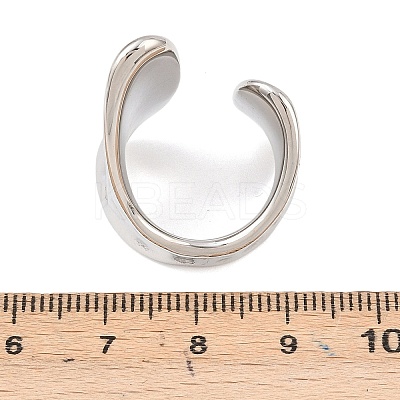 304 Stainless Steel Cuff Open Rings RJEW-D336-02P-1