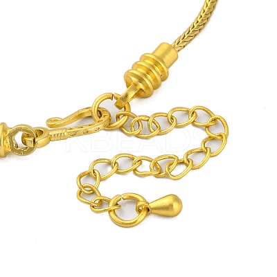 Brass European Bracelets BJEW-C080-02G-02-1