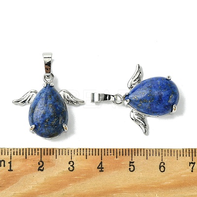 Natural Dyed Lapis Lazuli Pendants G-C114-05P-01-1