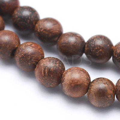 Natural Wood Beads Strands WOOD-P011-06-8mm-1