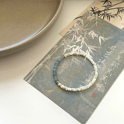 Natural Shell Beads Stretch Bracelets for Women SH9239-1-1