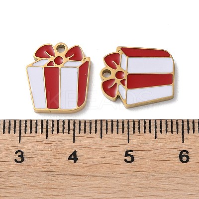 Ion Plating(IP) 304 Stainless Steel Charms STAS-C083-17G-02-1