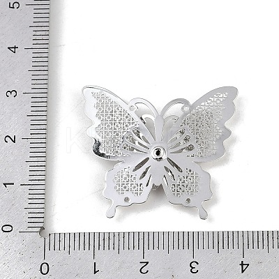 Brass Rhinestone Pendants KK-A261-06P-1