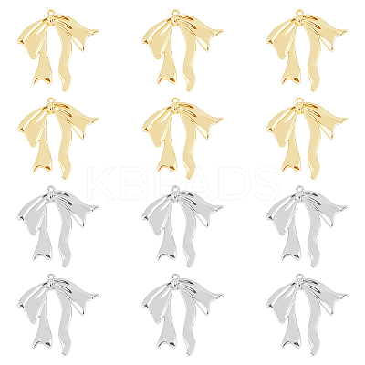 24Pcs 2 Colors Rack Plating Alloy Pendants FIND-DC0005-56-1