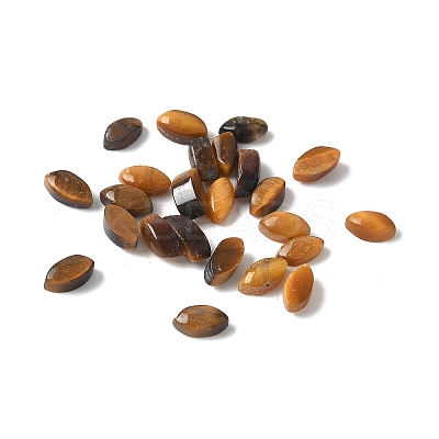 Natural Tiger Eye Cabochons G-Z075-05A-1