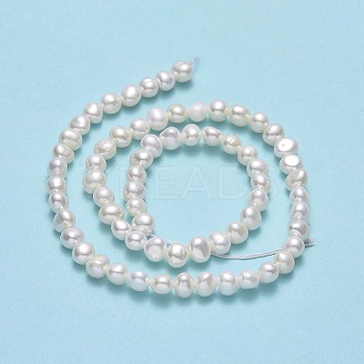 Natural Cultured Freshwater Pearl Beads Strands PEAR-A005-09-01-1