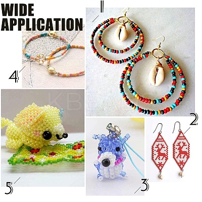 8/0 Glass Seed Beads SEED-US0001-02-3mm-1