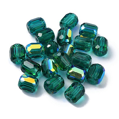 AB Color Plated Glass Beads GLAA-F108-12B-07-1