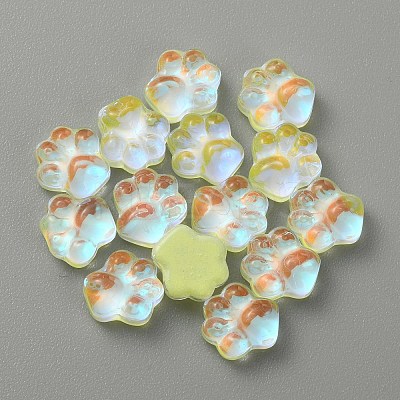 Cat Paw Print Resin Cabochons FIND-CJC0015-21B-1