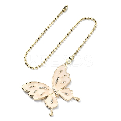 Butterfly Alloy Rhinestone Ceiling Fan Pull Chain Extenders FIND-JF00115-04-1