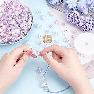 Transparent Acrylic Beads TACR-PH0001-36-1